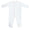 Picot trimmed footie - pink - EMBROIDERED