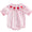 Pink gingham smocked heart bubble