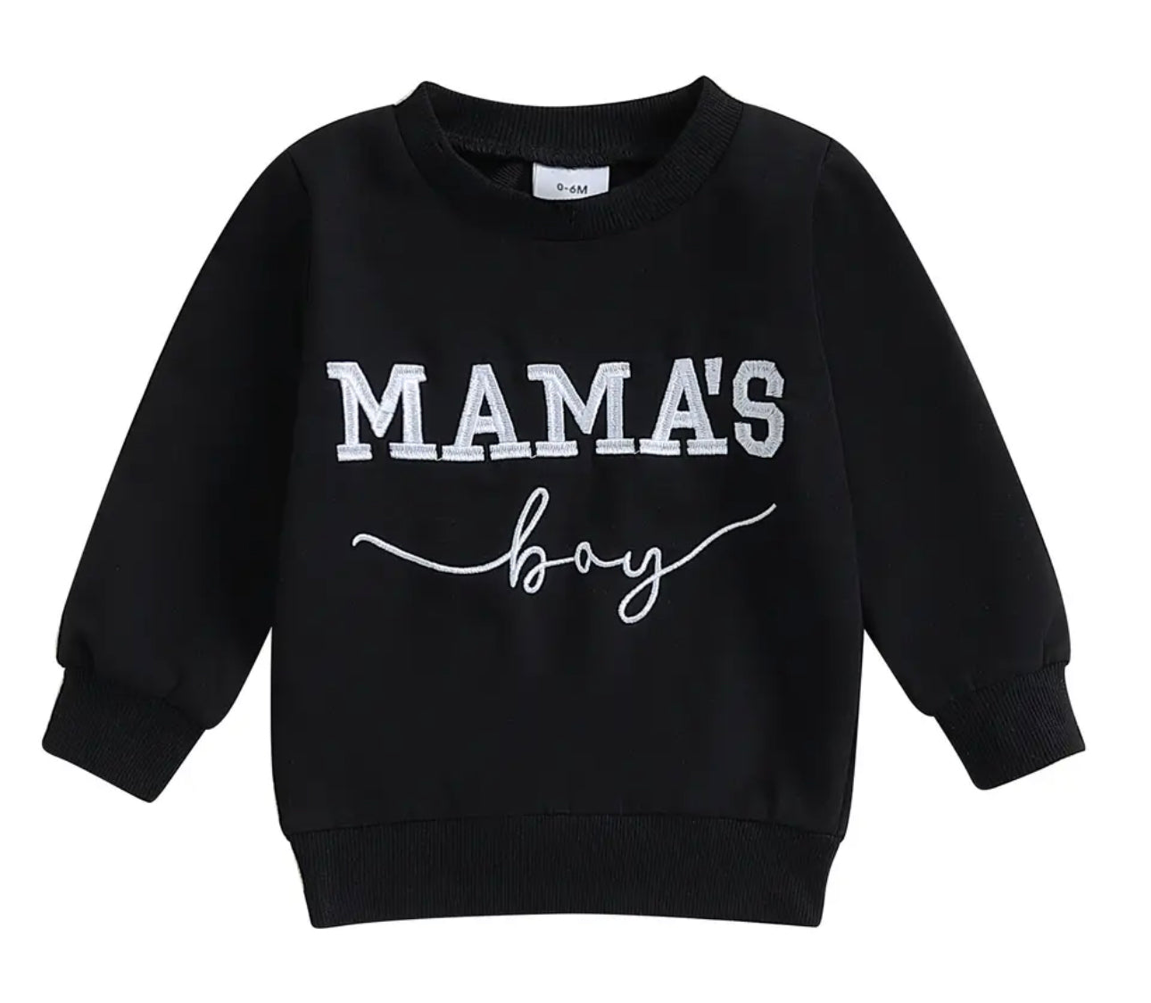 Mama’s boy black pullover