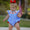 Smocked flag girls bubble