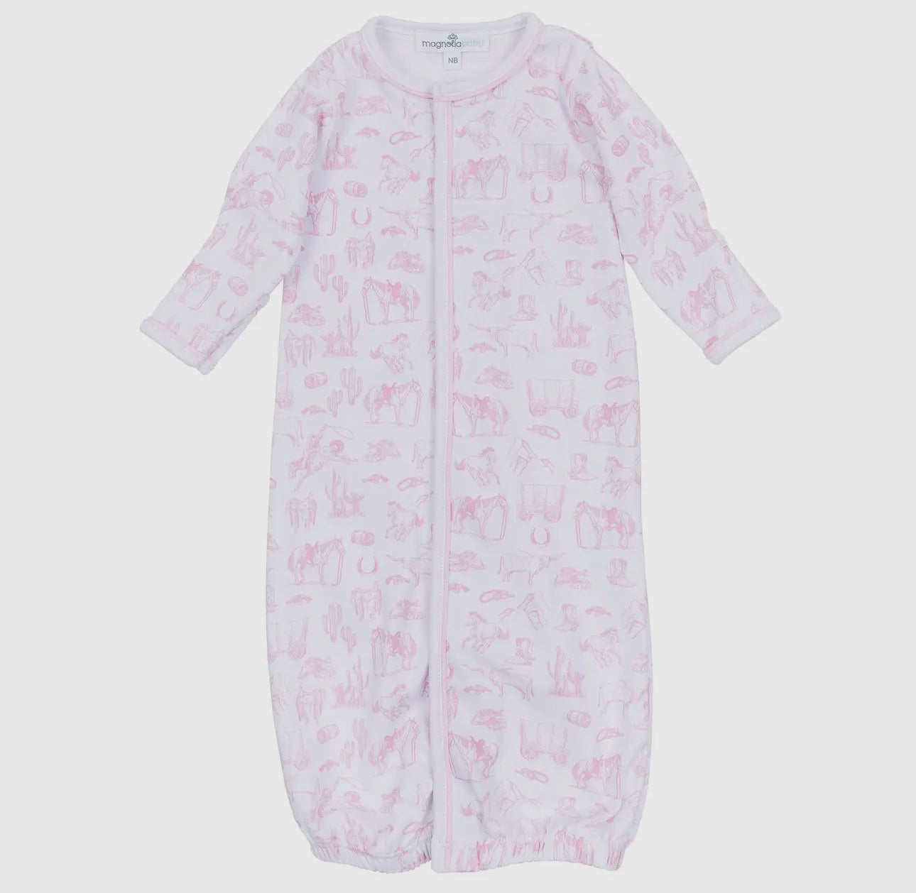 Wild West toile converter - pink