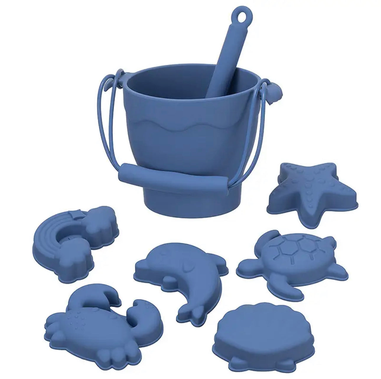 Silicone beach toy set