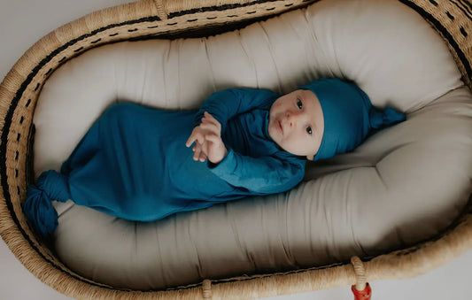Knot gown- dark blue ( matches labor gown)