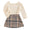Girls plaid skirt set