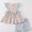 Floral print girls short set