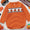 Knit sweater pumpkin romper