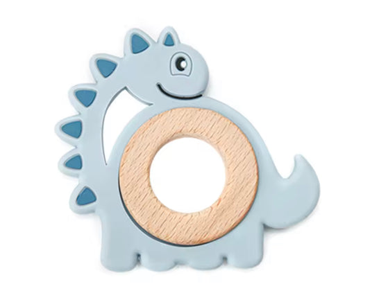 Blue Dino teether