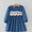 Conversational heart smocked dress