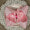 Pink with pink moonstitch hair bow