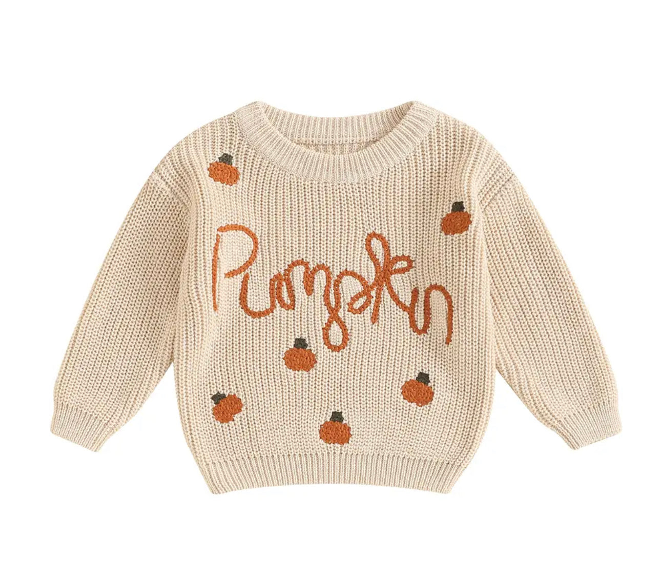 Knit Pumpkin sweater