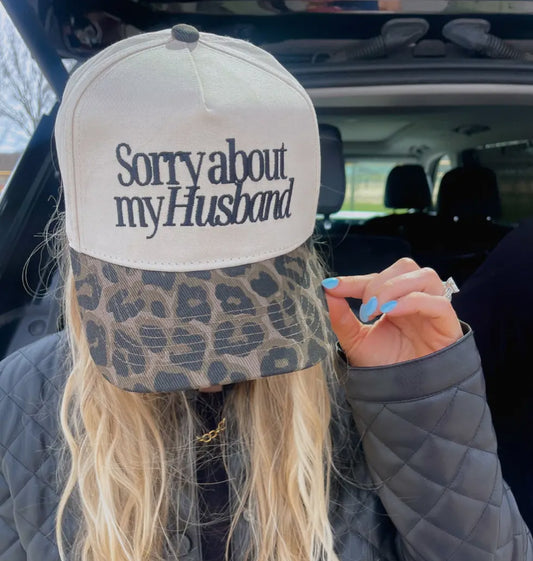 Sorry about my husband
