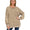 Raw hedge acid wash pocket pullover