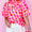 Pink abstract blouse
