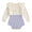 Purple knit sweater romper