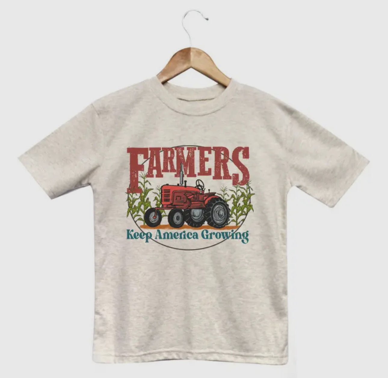 Farmers keep America growing tee - red