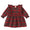 Red plaid girls dress