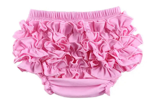Pink ruffle bloomers