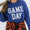 Game day blue corded top
