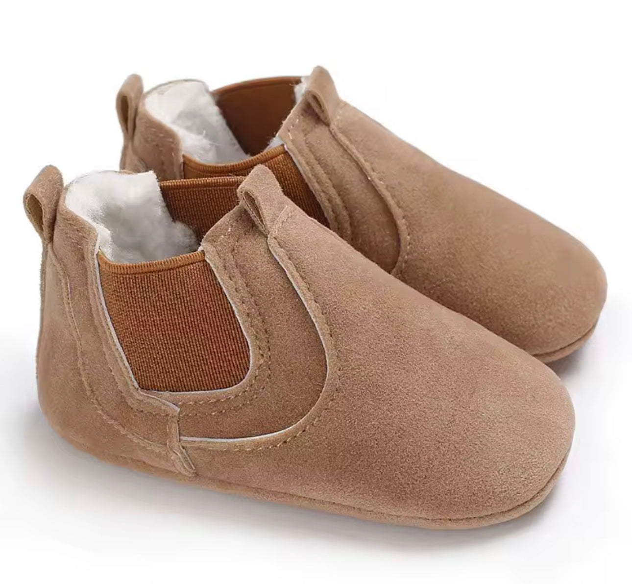 Brown baby shoes