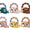 Whale teether rings