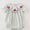 Sage gingham girls bubble
