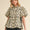 Floral puff sleeve top