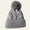 Textured beanie hat