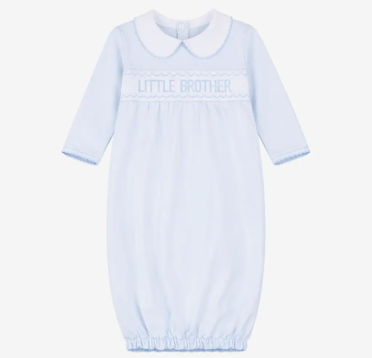 Little brother smocked gown