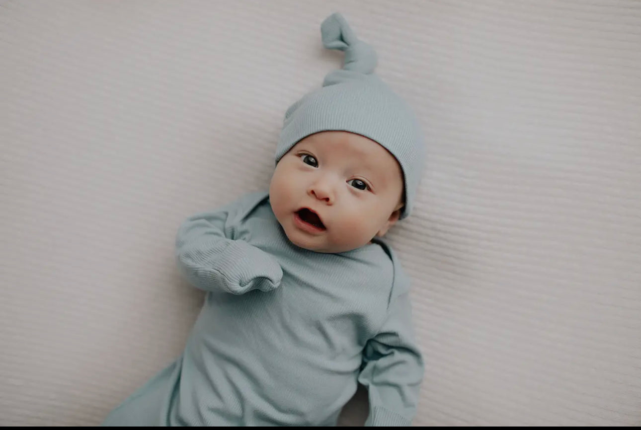 Knot gown- blue (matches labor gown)