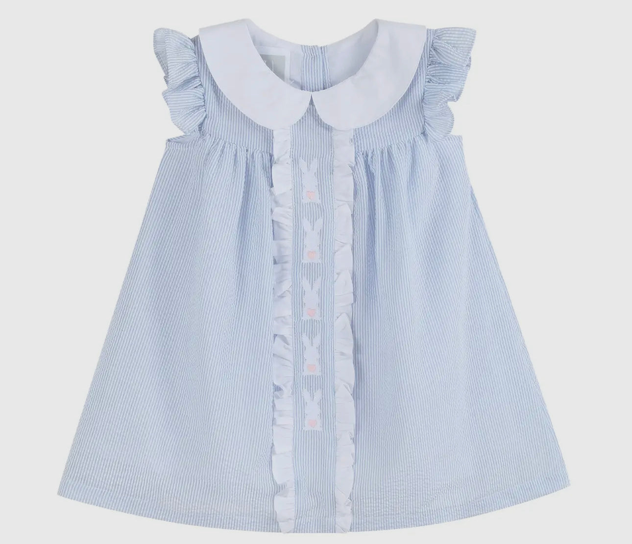 Light blue smocked Easter dress
