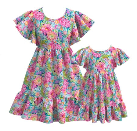 Mama & mini floral dress (MAMA)