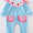 XOXO smocked girls romper