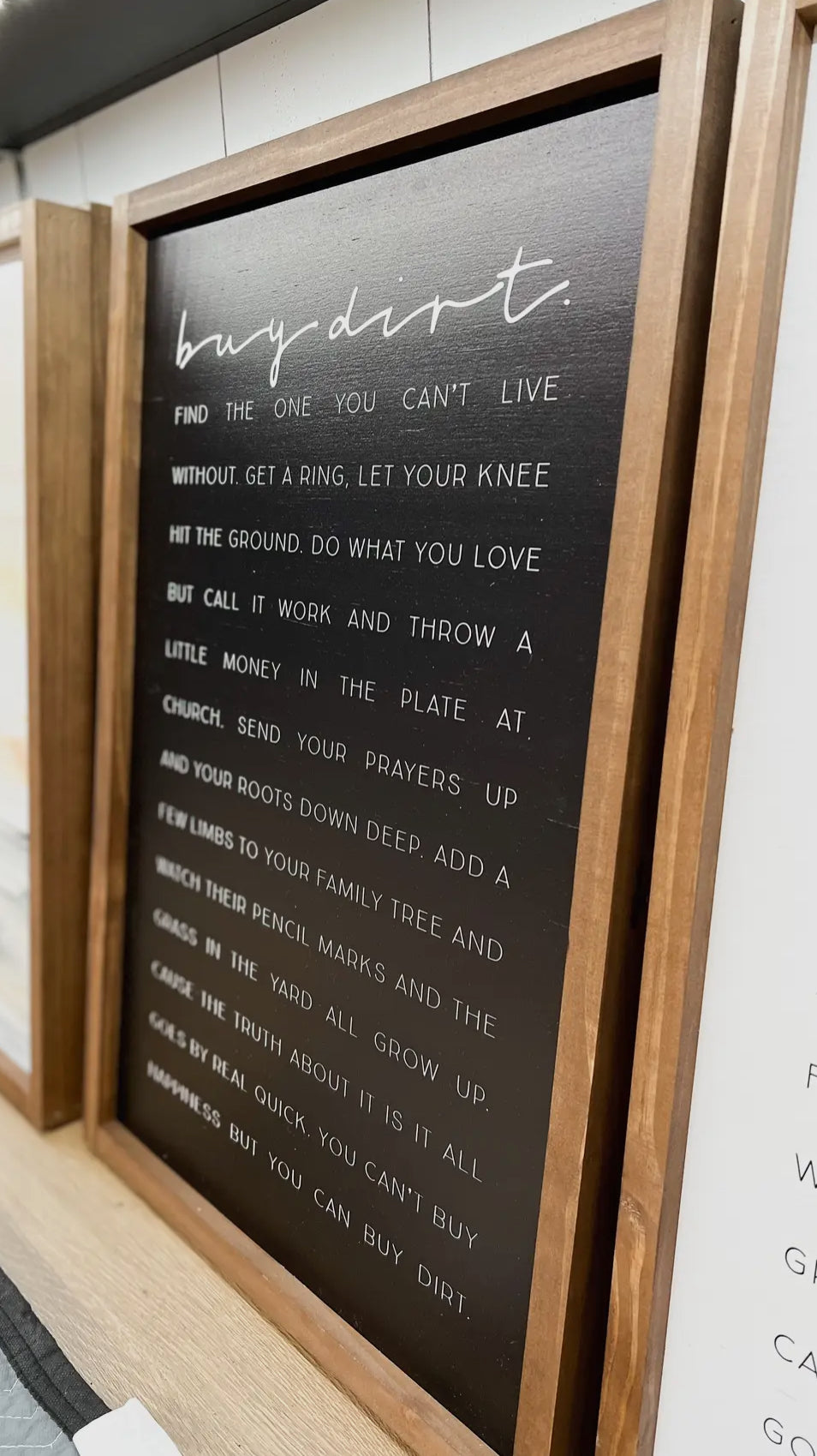 Buy dirt 17x13, black, dark walnut