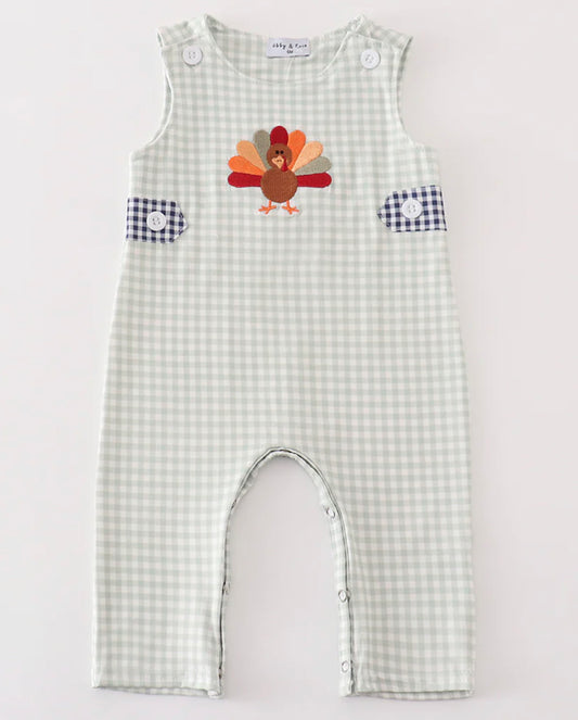 Sage gingham turkey Jon Jon