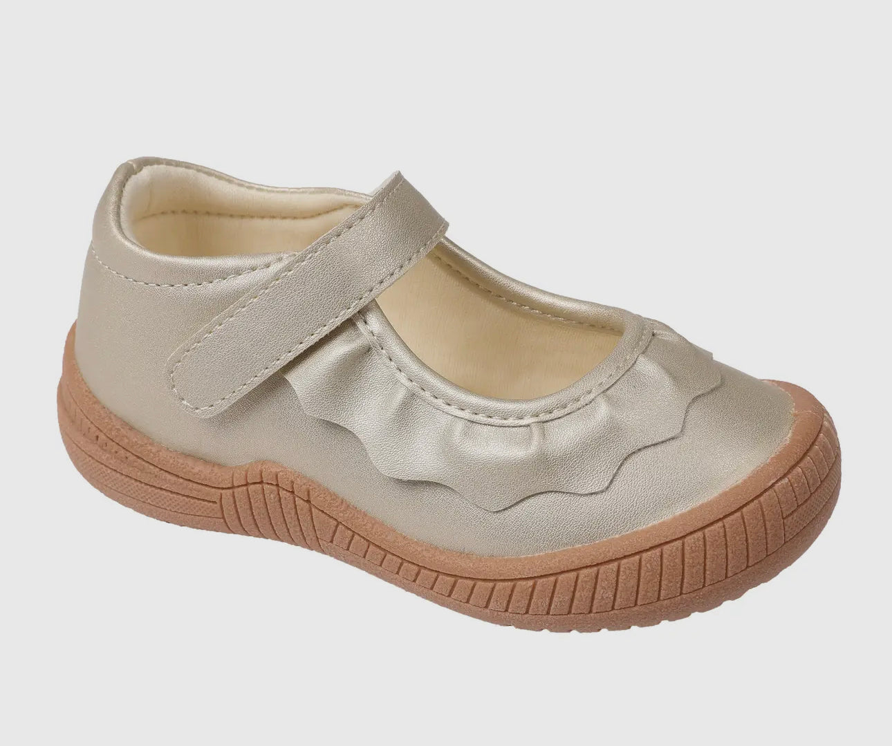 Gold girls shoes