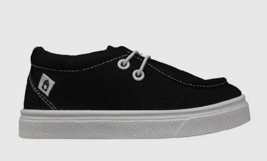 Parker black & white boys shoes