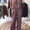 Lavender pleated wide leg jumpsuit