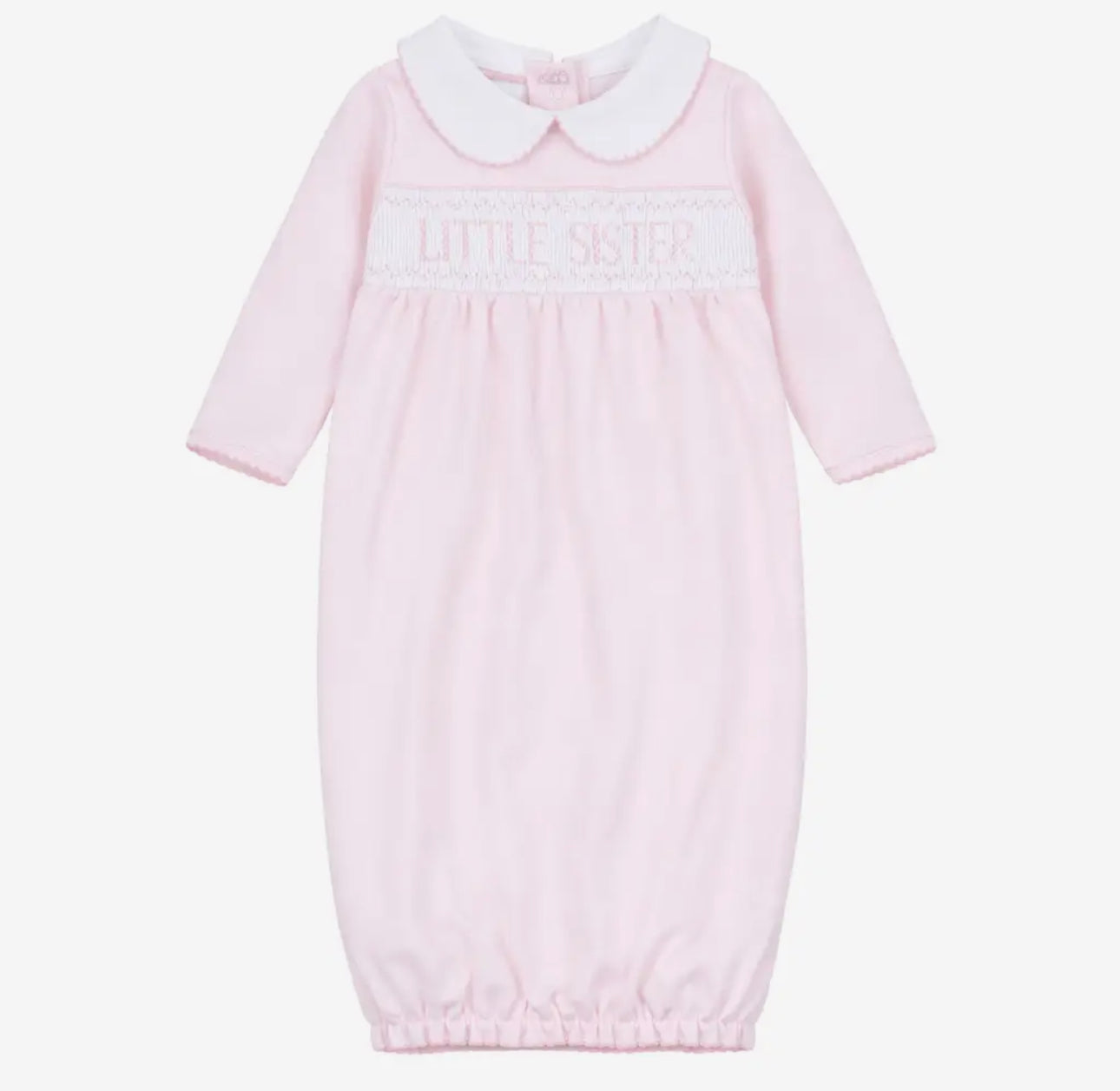Little sister smocked gown