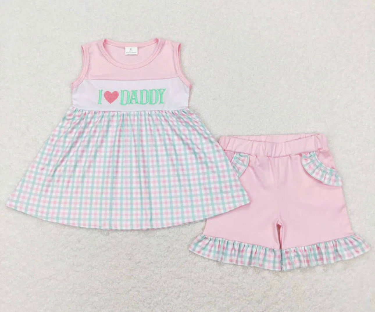 I heart daddy girls set
