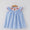 Smocked flag girls dress
