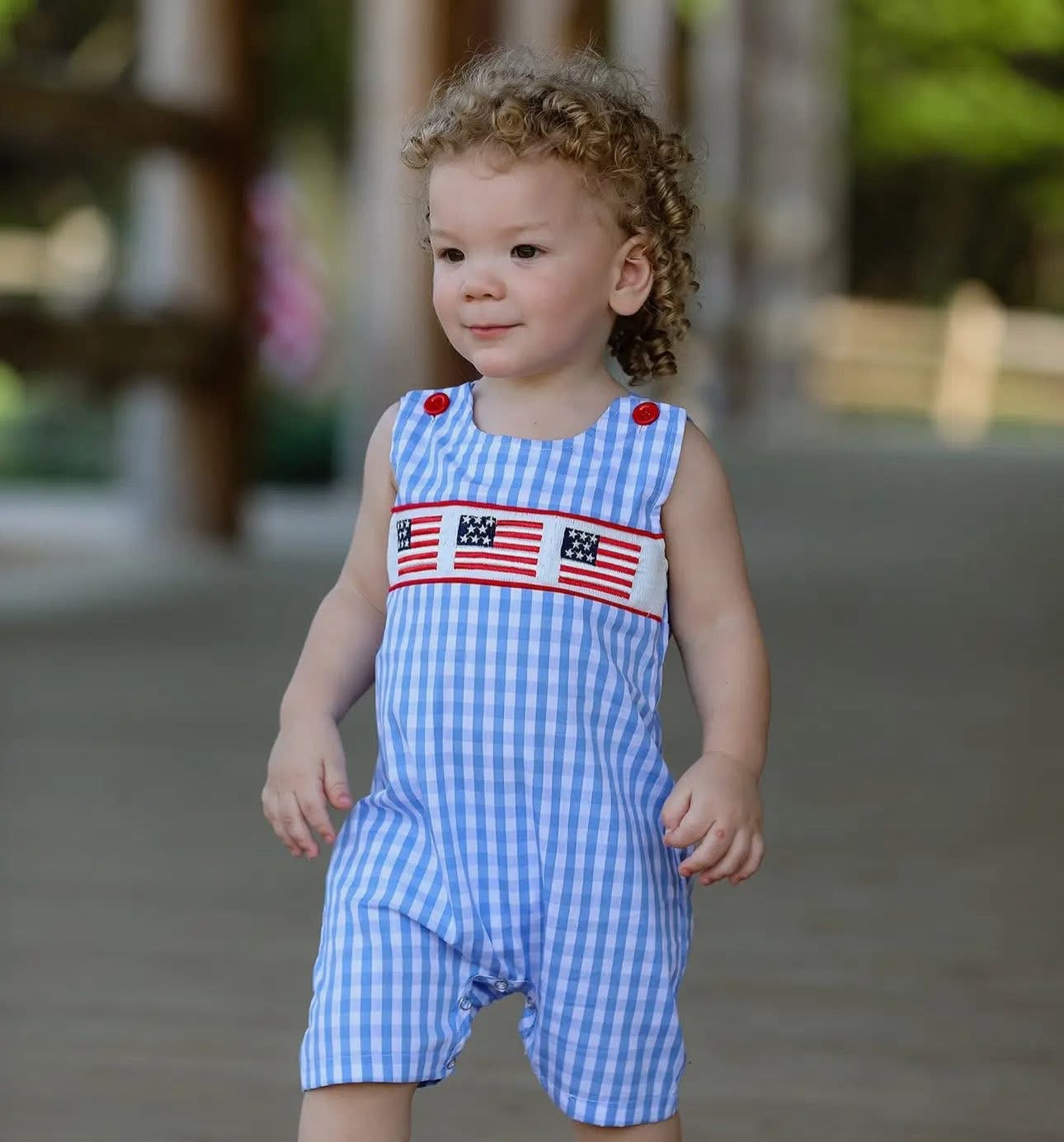 Gingham flag Jon Jon 18M