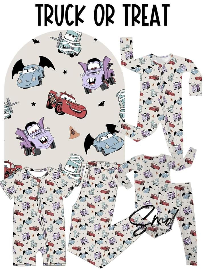 Truck or treat bamboo zippy 18/24M