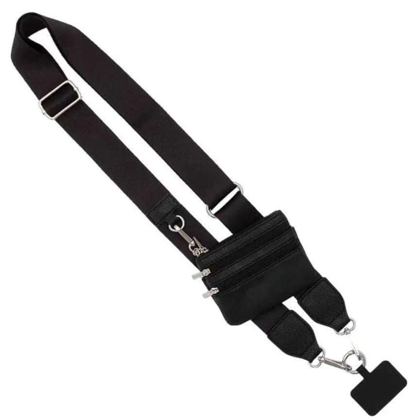 Hands Free Pouch Strap - black