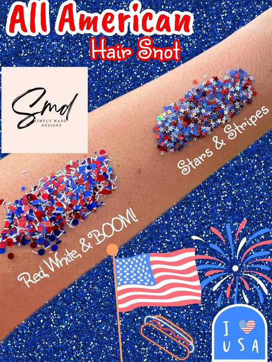 Stars & stripes hair snot