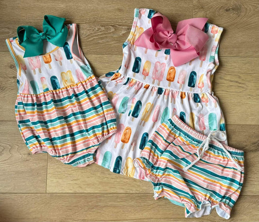 Popsicle short set