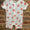 Bamboo Strawberry girls romper