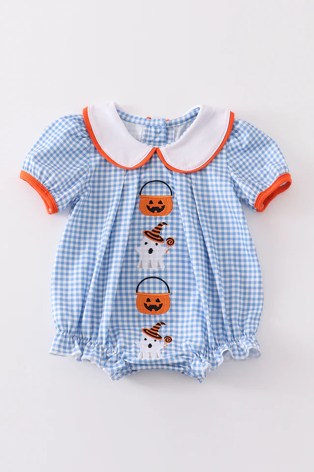 Pumpkin ghost collar bubble