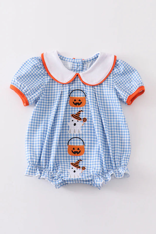 Pumpkin ghost collar bubble