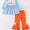 Blue pumpkin trio girls set