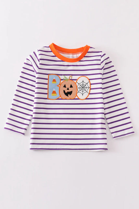 Boo striped top